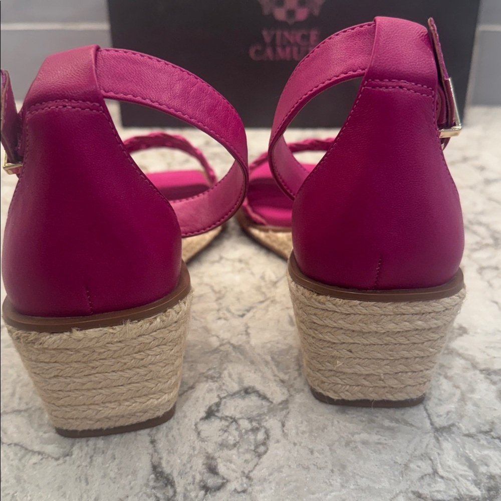 Vince Camuto Bretandi Woven Wedge Sandal - Picture 3 of 7